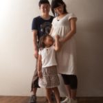 家族3人マタニティフォト