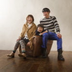 マタニティフォト3人家族写真