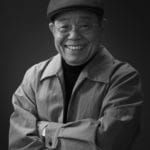 男性ポートレイト白黒