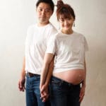 リンクコーデでマタニティフォト