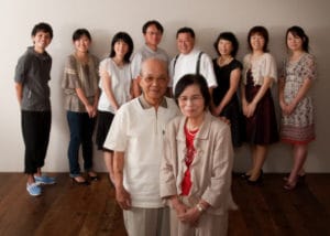 金婚式記念大家族写真