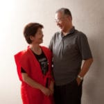 還暦夫婦2人写真