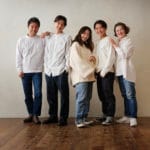 5人家族写真