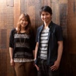 カップル記念写真