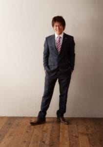 男の成人記念スーツ