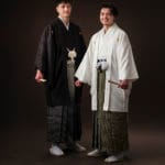 兄弟で羽織袴